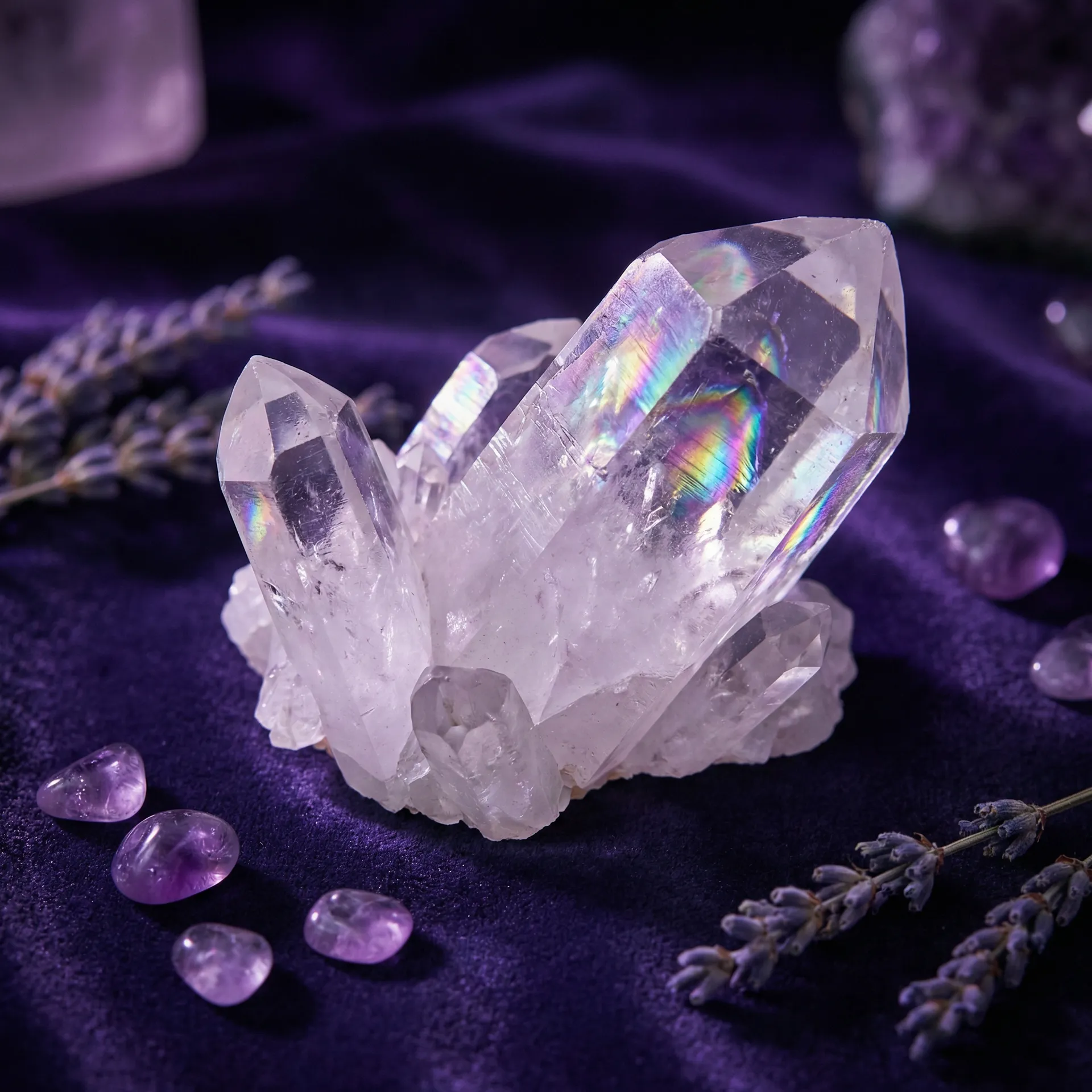 天然白水晶 - 忘了戴胸罩被同学摸了一节课 | 神秘学好物